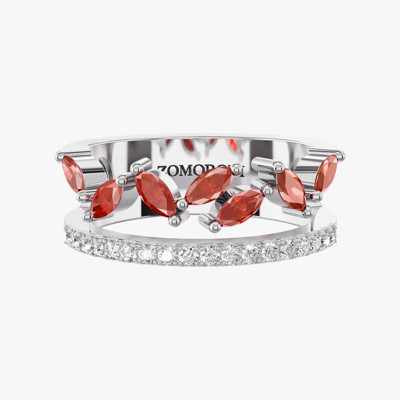 Red Beans Ruby Jewelry Ring